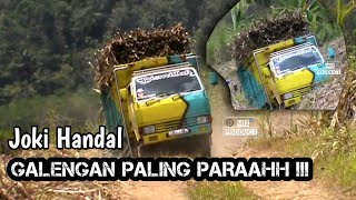 BEST DRIVER !!! Joki handal truk tebu di lahan paling parah !!!