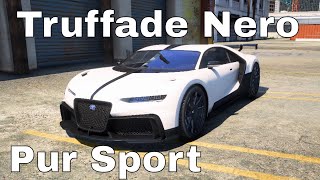 GTA 5 LORE CARS - TRUFFADE NERO PUR SPORT CUSTOMIZATION (BUGATTI CHIRON PUR SPORT)