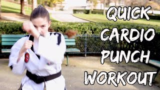 Quick Cardio Punch Workout | At Home Taekwon-do Practice