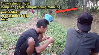 Hiburan di pinggir sungai || kurang beruntung hari ini