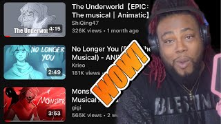 THE UNDERWORLD SAGA IS EPIC! WATCHING MORE EPIC THE MUSICAL ANIMATICS | JOEY SINGS REACTS