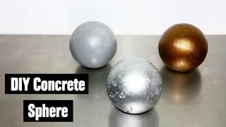 DIY Concrete Sphere