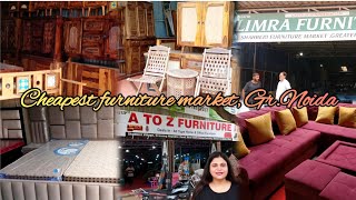 Noida NCR का सबसे सस्ता फर्नीचर Market |Shahberi Furniture Market | Cheapest Furniture Market #vlog