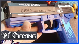 USP Gun Toy - Auto Shell Ejecting Blowback | ASMR Unboxing