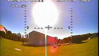 FPV Quad Flight - Week 3 - Crashes and Good Flight