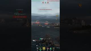 HMS Oops, All Broadside! Lion Sinks Cruiser | World of Warship #wows #shorts