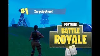 MOJA PIERWSZA GRA W FORTNITE (Battle Royale) #1