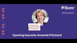 (11)  RHO International Conference - Opening keynote (Day2) Amanda Pritchard