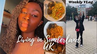 LIVING IN UK 2: A typical week in my life| Postgraduate school+Working+Shopping +Cooking|MonnyLagos