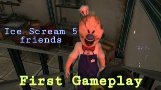 Ice Scram 5 friends - first gameplay in easy mode