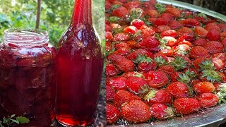 The best recipe for strawberry jam and syrup:How to make the most delicious strawberry jam and syrup