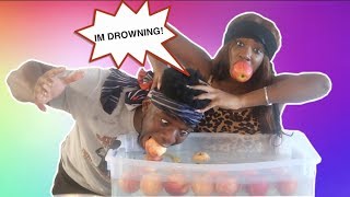 All Mouth No Hands Fruit Challenge!!! (GONE WRONG)