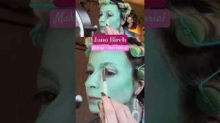 A Juno Birch makeup + hair tutorial 👽 🌟 #cosplay #hallloween #makeuptutorial