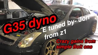 G35 dyno results- from street tune