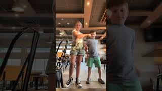 Dancing in Burger King with Gavin