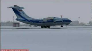 Il-76 TD Hard landing in fog