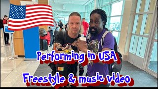 PERFORMING IN USA ! SHOOTING FREESTYLE & MUSIC VIDEO ! M dot R - Cook & Vibe