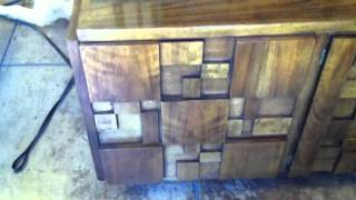 Walnut Lane Mosaic Dresser - Nine Drawers - $1695