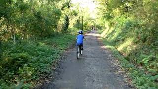 Cycling out in front