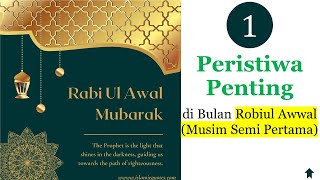 1-Peristiwa Sejarah di Bulan Rabiul Awwal