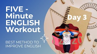 How to Improve English | Day 3 | Story | Neeraj Chopra | Number 1 Technique