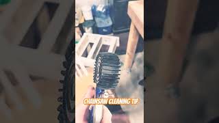 air compressor chainsaw cleaning tip