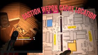 Walking dead saints and sinners Ch.2 BASTION WEAPON CACHE LOCATION