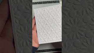 Embossing with background cover plate dies card making #papercraft #cards #cardmaking #alinacraft