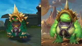 Rammus League of Legends VS Wild Rift Comparison