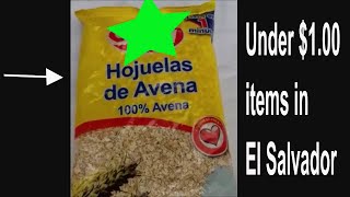 Cheap grocery store items in El Salvador that are more expensive in other countries