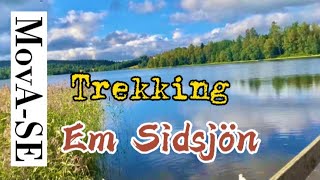 TREKKING EM SIDSJÖN - Sundsvall-Suécia, no verão.