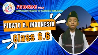 ICONIC 2023 | LOMBA PIDATO B. INDONESIA KELAS 6.6