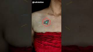 Diamond Tattoo by || RUDRA TATTOO & PIERCING STUDIO || #shorts #tattoo