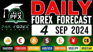 4 SEP 2024  DAILY FOREX FORECAST GOLD BUY SELL SIDE LIQUIDITY  TARGET SELLING PRESSURE