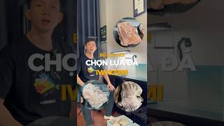 Chọn lựa nguyên liệu Đá cho bố cục hồ thuỷ sinh Iwagumi.