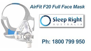 ResMed AirFit F20 Full Face CPAP mask