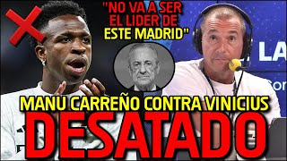 🚨🤣 *MANU CARREÑO DESATADO CONTRA VINICIUS* REACCIONES A LA CRISIS DEL MADRID: ¿SE LO QUIEREN CARGAR?