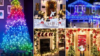 🎄+100 CHRISTMAS DECOR IDEAS 2024 - CHRISTMAS LIGHTS DECORATION IDEAS 2024 - CHRISTMAS TRENDS 2024 🎄