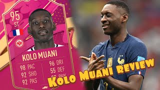 FIFA 23 | KOLO MUANI FUTTIES PLAYER REVIEW | 95 RATED WONDERKID!