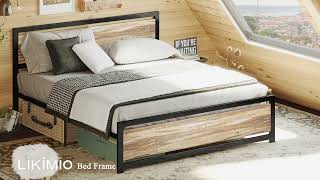 Discover the Rustic Style Bed Frame: Bringing Nature's Charm to Your Bedroom!