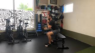 Tempo Kickstand Squat