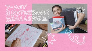 7-Day Sketchbook Challenge | Studio Vlog