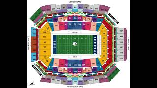 every nfl stadium seating chart