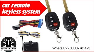 car keylass /remote lock unlock system  half kit with key