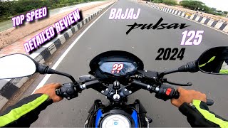 bajaj pulsar 125 2024 | detailed review | top speed | price update?