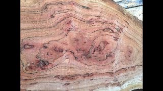 Woodmizer LT35 video. Cutting Cherry Burl/figured slabs