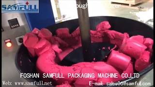 play dough filling and capping machine