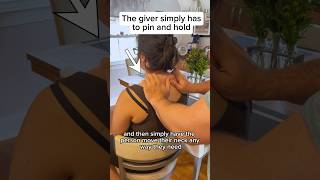 Easy Pin + Stretch for the GIVER of a Massage