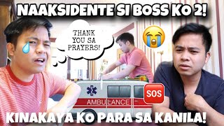 EMERGENCY 🆘 NAAKSIDENTE SI BOSS KO 2! SOBRANG MALUBHA ANG KALAGAYAN! HINDI MAKATAYO! | Oliver Cagas