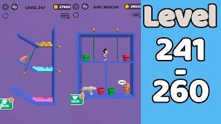 Pin Rescue walkthrough Level 241 - 260 | Mronger